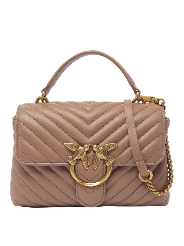 Pinko Sac Bandoulière - Love Lady Puff - Beige | 100044A0GKD01Q