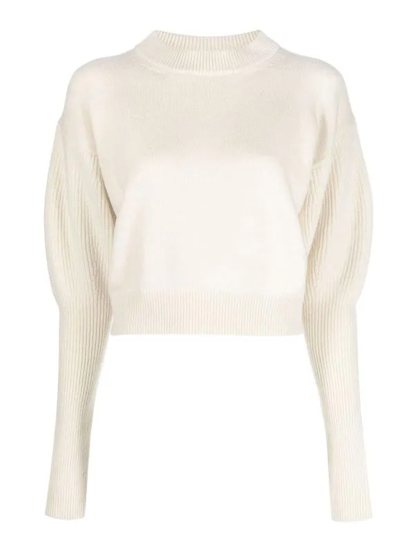 Alexander Mcqueen Pull Col Rond - Blanc - Blanc | 768797Q1A7G9004