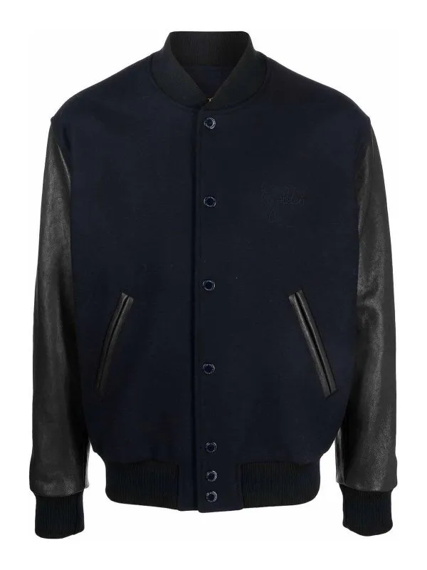 Golden Goose Bomber - Bleu - Bleu - Homme | GMP00834P00061750654