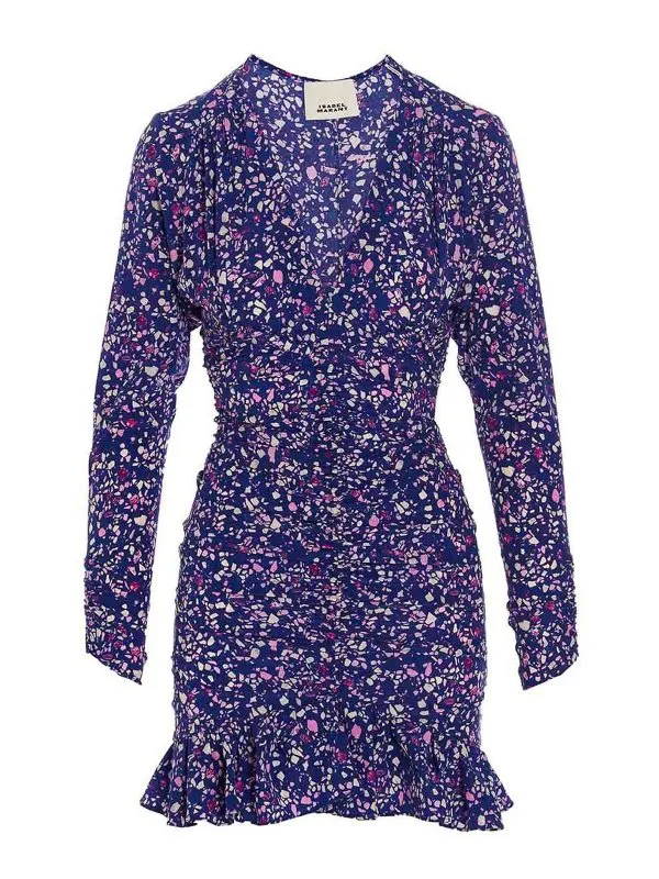 Isabel Marant Robe De Cocktail - Violet | 23PRO0058FAA1J02I30BU