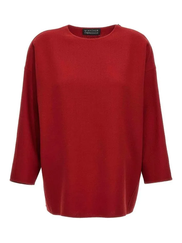 Gianluca Capannolo Top - Rouge - Rouge - Femme | 23IT583500290