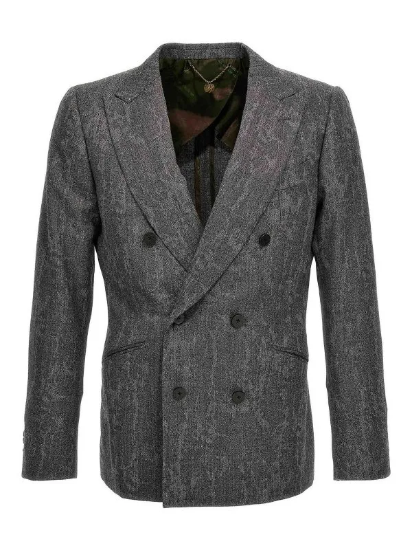 Maurizio Miri Blazer - Gris - Gris - Homme | SAMS394F2711