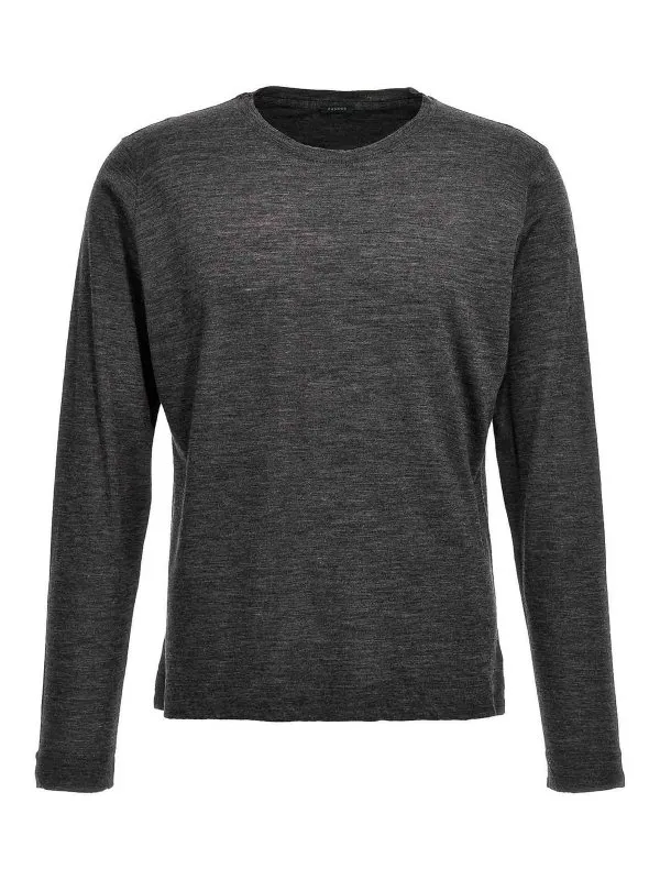 Zanone Pull Col Rond - Gris - Gris - Homme | 812522ZM211Z2232