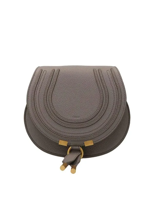 Chloe' Sac Bandoulière - Saddle Marcie - Gris | CHC22AS680I31053