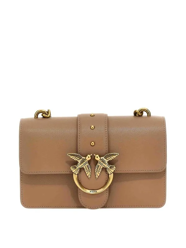 Pinko Sac Bandoulière - Beige - Marron - Femme | 100059A0F1D01Q