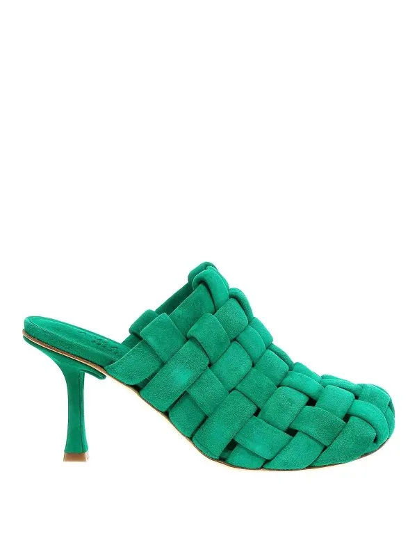 A.W.A.K.E. Mode Mules - Vert - Vert - Femme | SH07EMERALD