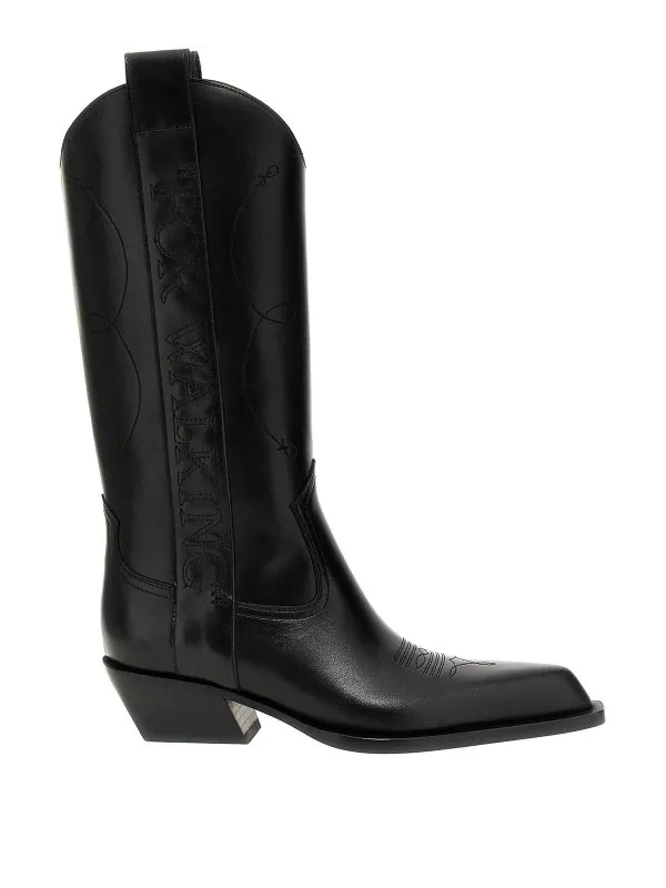 Off-White Bottes - Noir - Noir - Femme | OWIE041F23LEA0011010