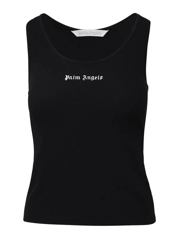 Palm Angels Top - Noir - Noir - Femme | PWAC020F23FAB0011003