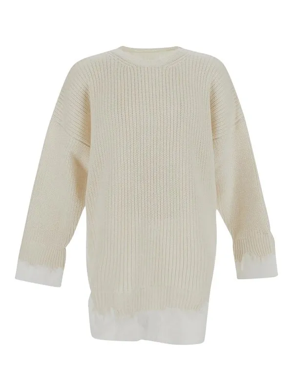 MM6 Maison Margiela Chemise - Blanc - Blanc | S62HL0015S18382101