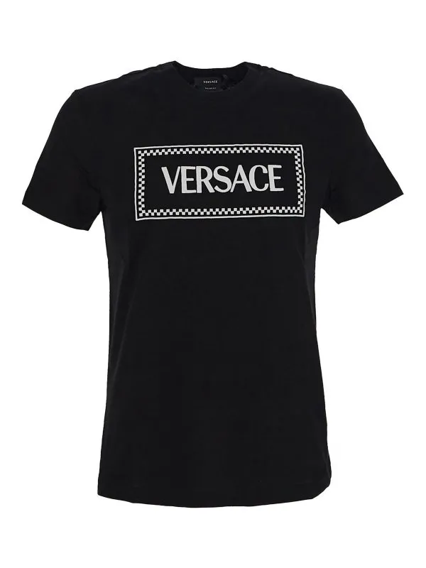 Versace T-Shirt - Noir - Noir - Homme | 10116941A085841B000