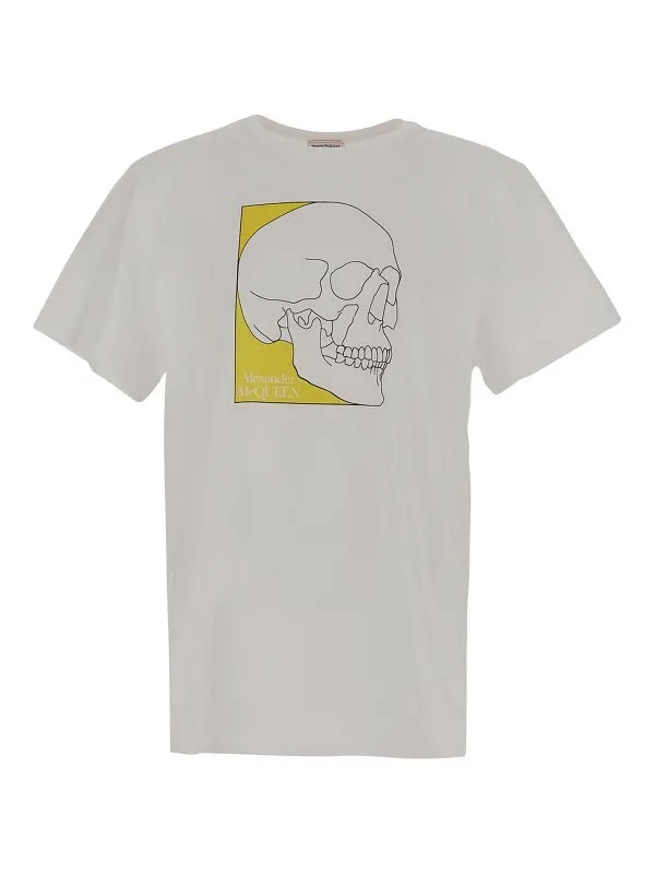 Alexander Mcqueen T-Shirt - Blanc - Blanc - Homme | 759448QVZ300900