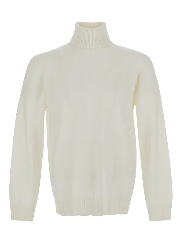 Ballantyne Pull Col Rond - Blanc - Blanc - Homme | B2P1117W07110156
