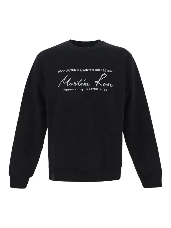Martine Rose Sweat-Shirts - Rose - Noir - Homme | CMR601BLACK