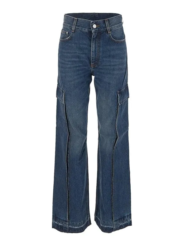 Stella Mccartney Jean Bootcut - Bleu - Bleu | 6D01823SPH334003