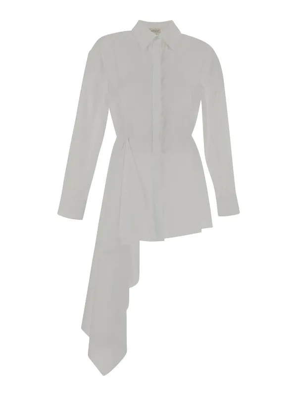 Alexander Mcqueen Chemise - Blanc - Blanc - Femme | 718762QAAAD9000