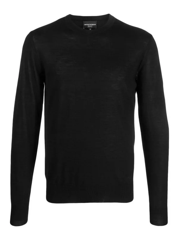 Emporio Armani Pull Col Rond - Noir - Noir | 8N1MV51M67Z0999