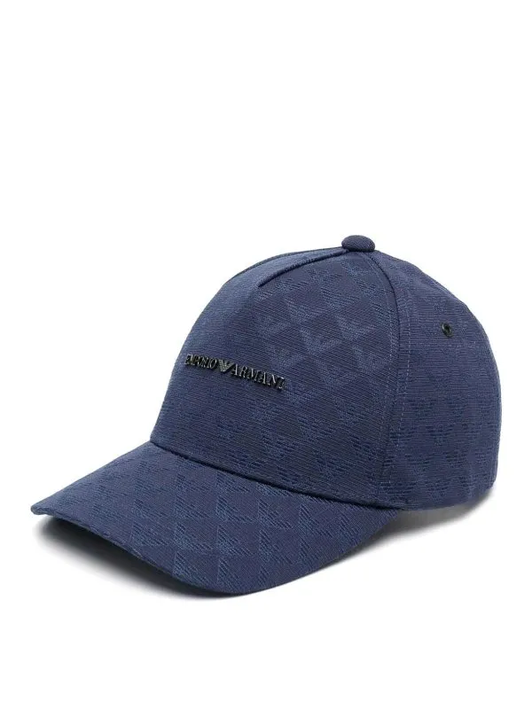EA7 Emporio Armani Chapeau - Bleu - Bleu - Homme | 627924CC98500033