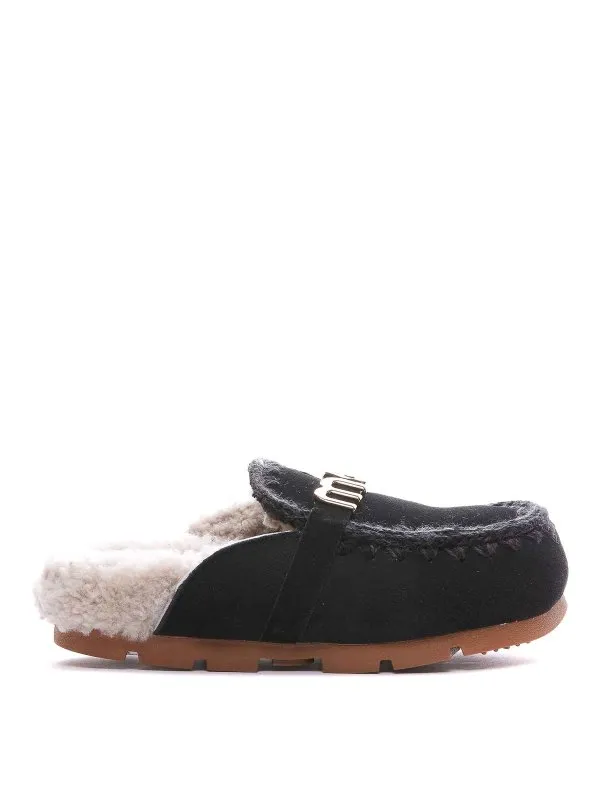 Mou Mules - Noir - Noir - Femme | 431000ABKBK | thebs.com