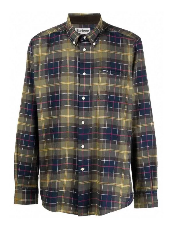 Barbour Chemise - Vert - Vert - Homme | MSH4991TN52 | thebs.com