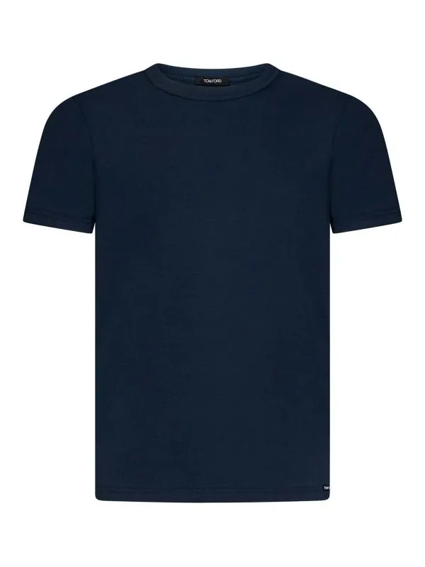 Tom Ford T-Shirt - Bleu - Bleu - Homme | T4M081040412