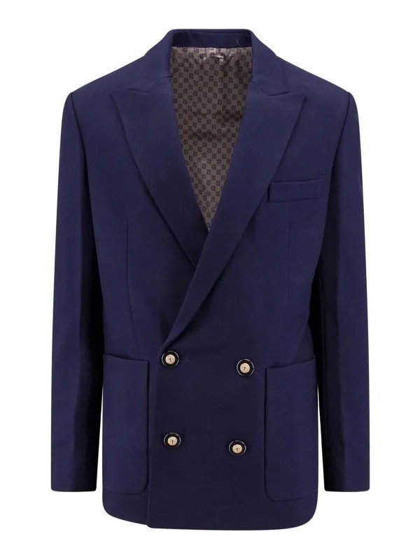 Balmain Blazer - Bleu - Bleu - Homme | BH0SI625WB026UB