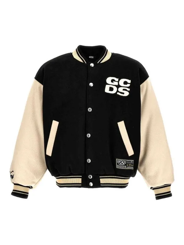 Gcds Blazer - Blanc - Noir - Homme | FW23M20047902 | thebs.com