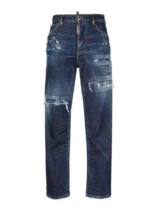 Dsquared2 Jean Bootcut - Bleu Foncé - Femme | S72LB0656S30789470