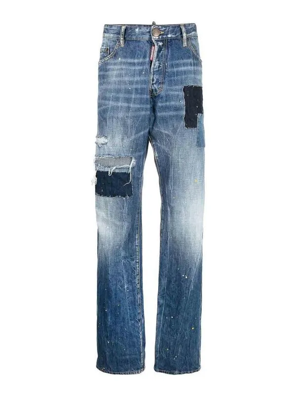 Dsquared2 Jean Bootcut - Bleu Foncé - Homme | S74LB1349S30309470