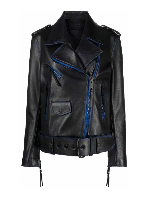 Off-White Veste Casual - Bleu Clair - Femme | OWJG013F23LEA0014701