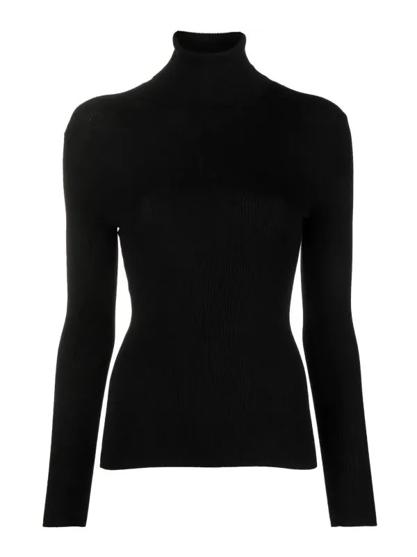 P.A.R.O.S.H. Pull Col Rond - Noir - Noir | D512552XLEILA23013