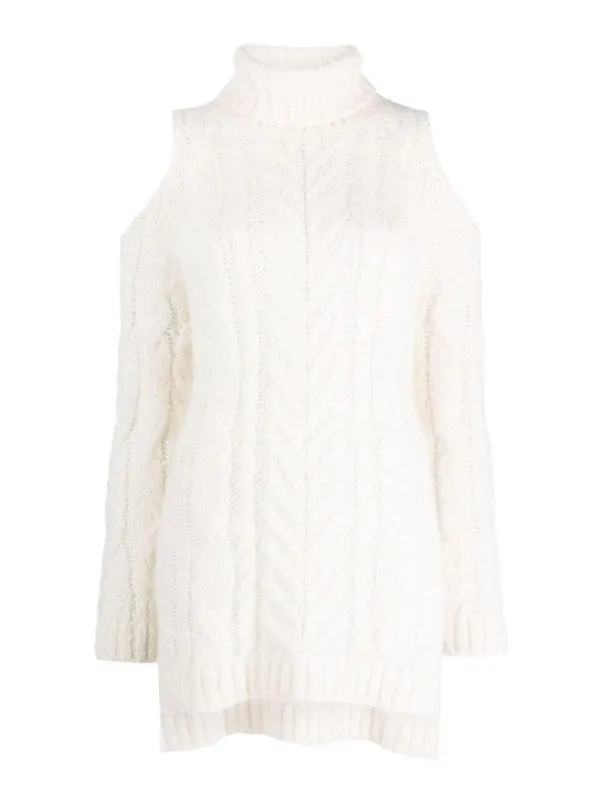 P.A.R.O.S.H. Pull Col Rond - Blanc - Blanc | D512910LIQUORE802