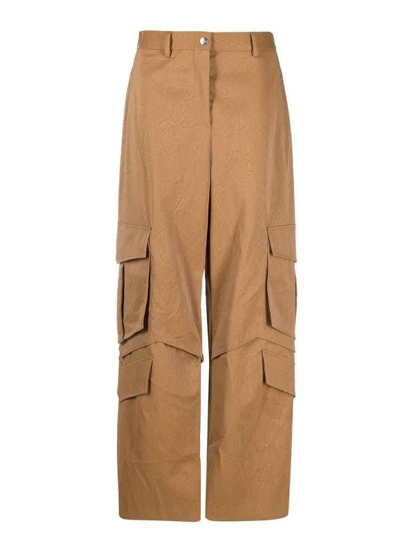 M.S.G.M. Pantalons Décontractés - Camel | 3342MDP119A22780028