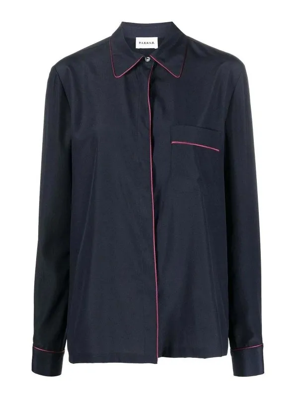 P.A.R.O.S.H. Chemise - Bleu Foncé - Femme | D381132ZPALMER012