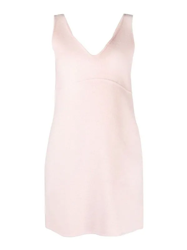 P.A.R.O.S.H. Robe Au Genou - Rose Clair - Femme | D721586LEAK085