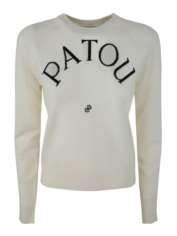 Patou Sweat-Shirts - Blanc - Blanc - Femme | KN1108045001W
