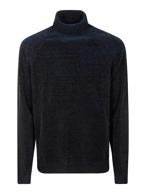 RRD Roberto Ricci Designs Pull Col Roulé - Bleu Foncé | WES03160