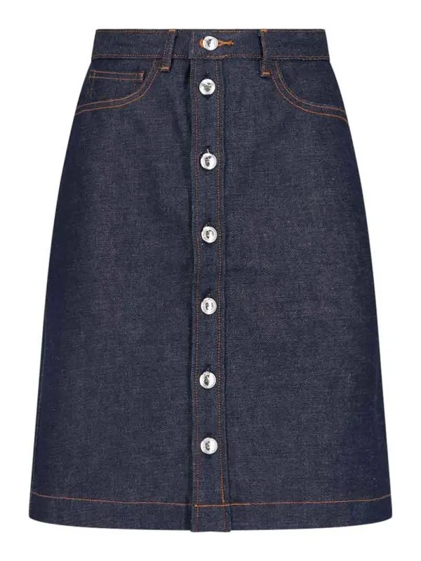 A.P.C. Jean Bootcut - Bleu - Bleu - Femme | CODBSM09002IAI