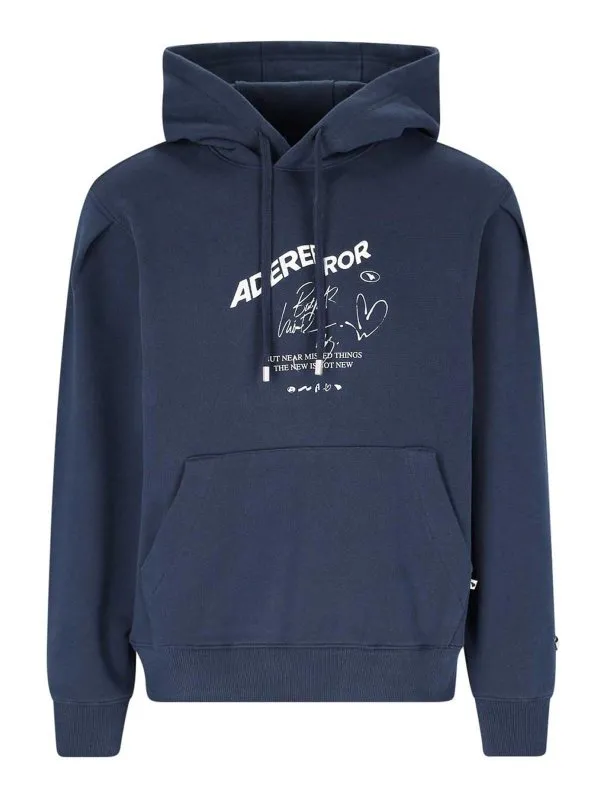 Adererror Sweat-Shirts - Bleu - Bleu - Femme | BMADFWHD0102NVNAVY