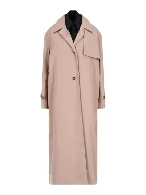 Rokh Trench-Coat - Beige - Beige - Femme | R8CA237VM37BEIGEBLACK