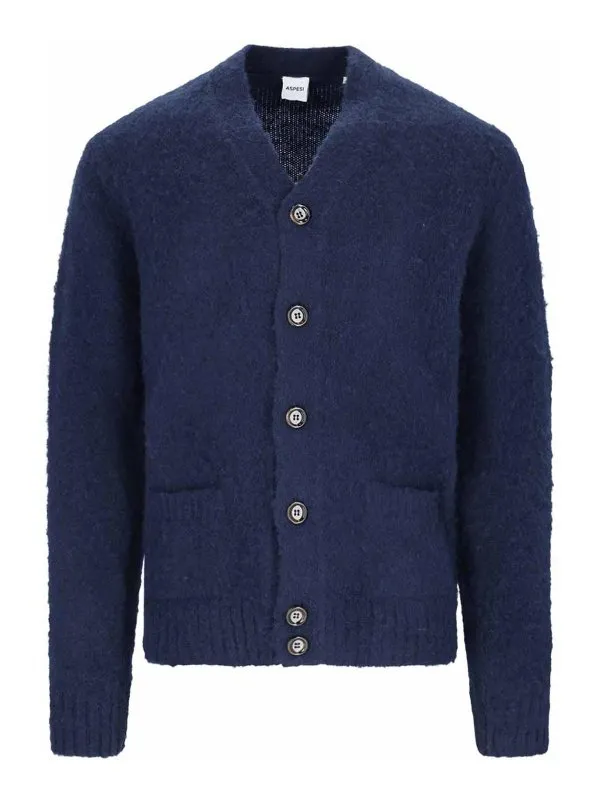 Aspesi Cardigan - Bleu - Bleu - Homme | M470516501098
