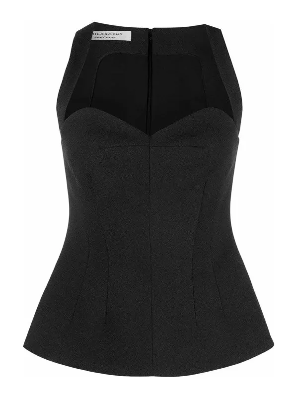 Philosophy di Lorenzo Serafini Top - Gris - Gris | 080471260516