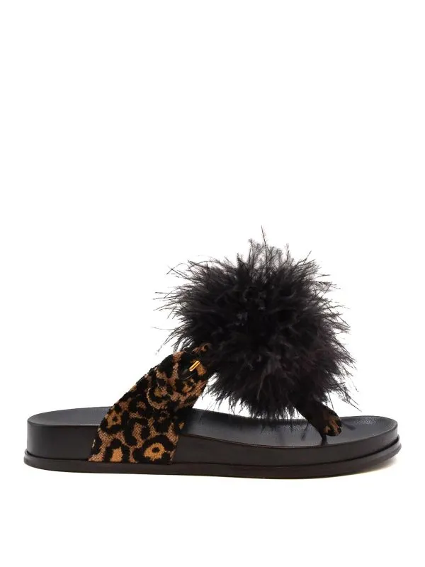 Aquazzura Sandales - Imprimé Animal - Imprimé Animal | BOUFLAF0