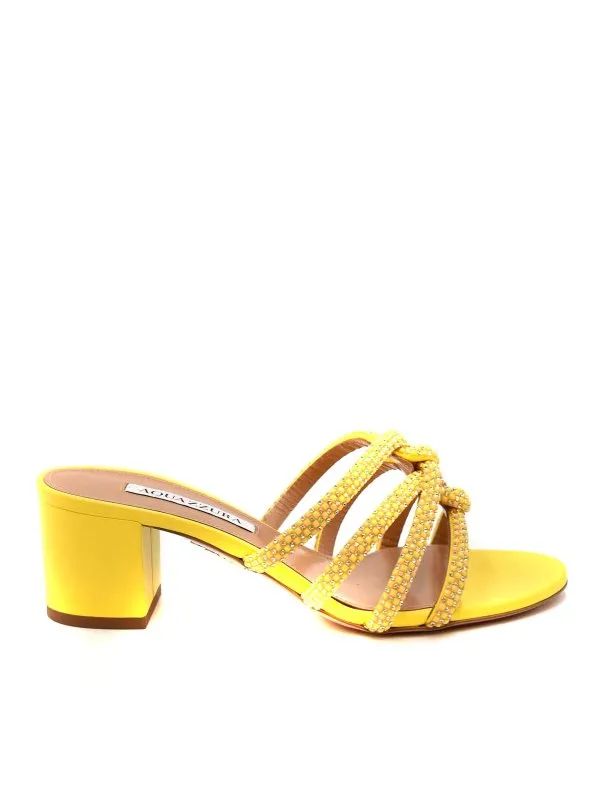 Aquazzura Sandales - Jaune - Jaune - Femme | MDCMIDS0NSECTR
