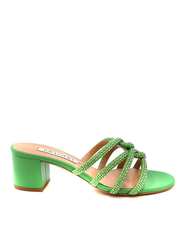 Aquazzura Sandales - Vert - Vert - Femme | MDCMIS0NSEPLR