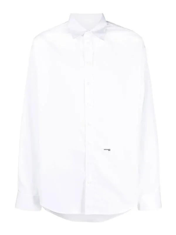 Dsquared2 Chemise - Blanc - Blanc - Homme | S74DM0660S36275100