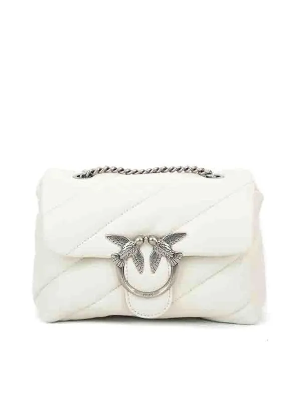 Pinko Sac Bandoulière - Love Mini Puff Cl - Blanc | 100039A0F2Z14O
