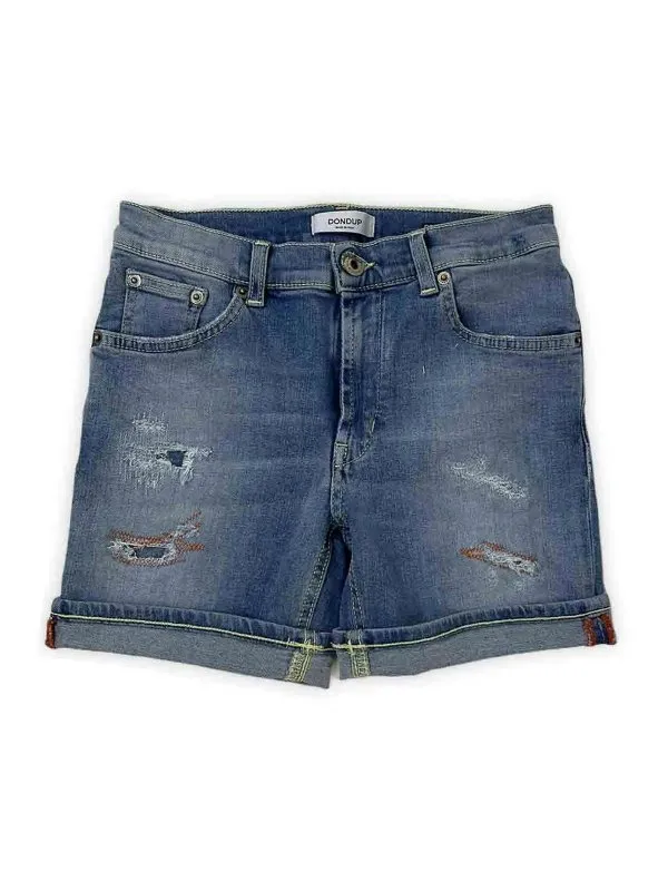 Dondup Short - Bleu - Bleu - Garçon | DMBE300164WD012