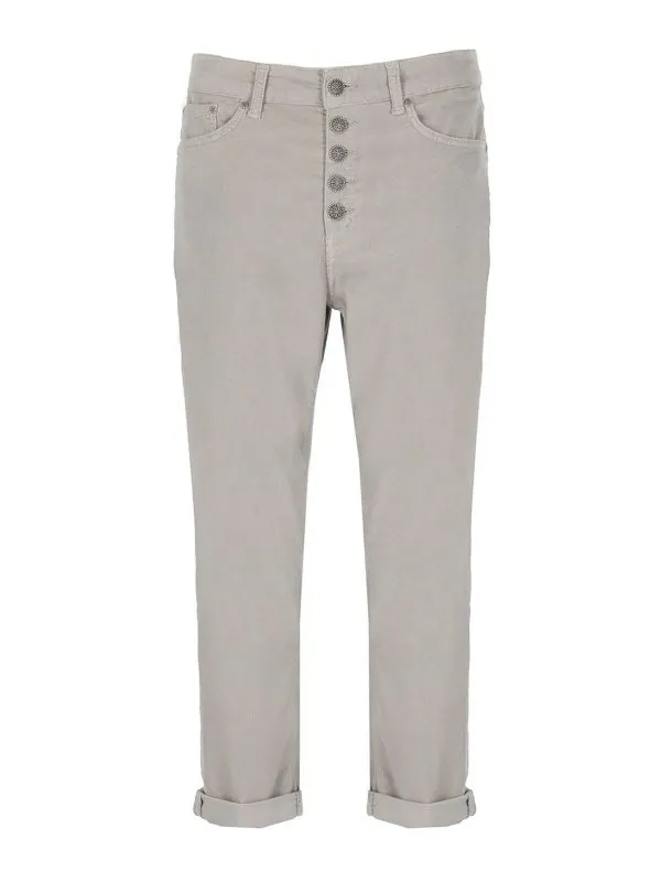 Dondup Jean Droit - Gris - Gris - Femme | DP268BVS0030YTRTDD904