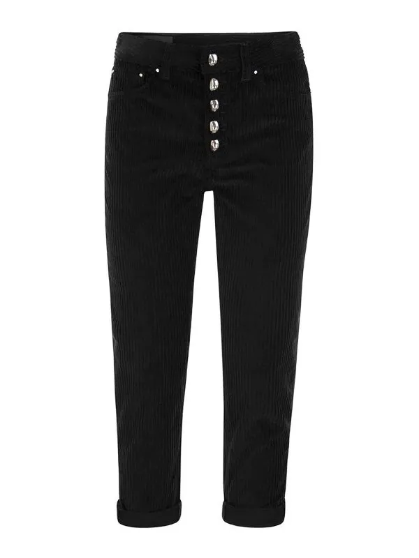 Dondup Jean Droit - Noir - Noir - Femme | DP268BVS0031DXXXDD999