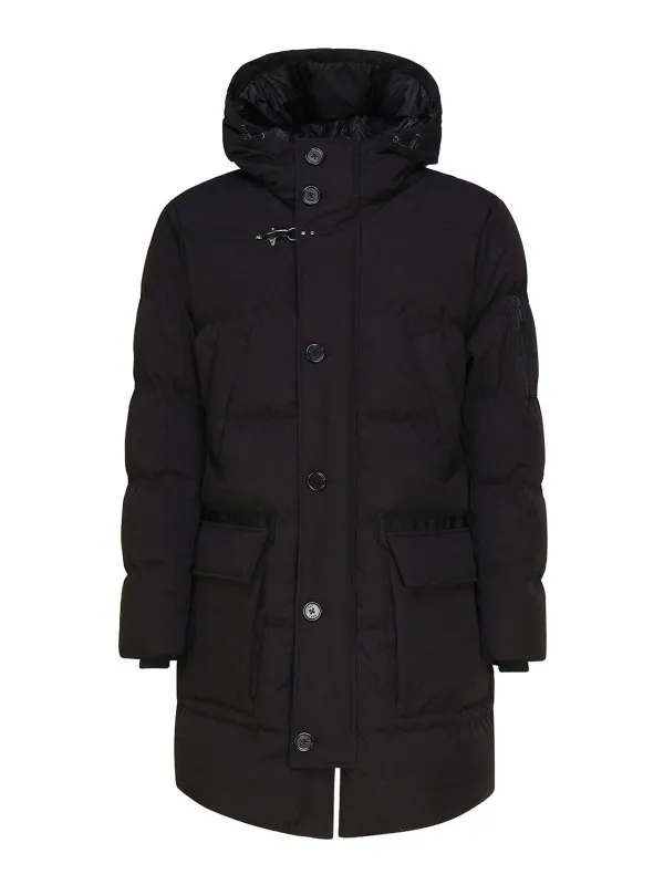 Fay Manteau Rembourré - Noir - Noir - Homme | NAM33470110VLFB999